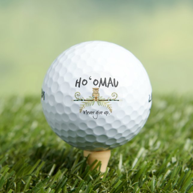 Balles De Golf Hawaïen Ho'Omau Tiki (T-shirt Insitu)