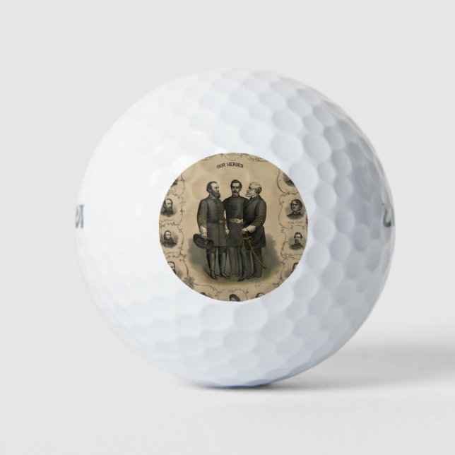 Balles De Golf Héros de la guerre civile (Devant)