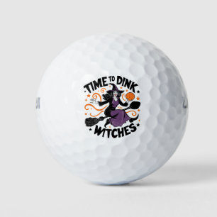 Balles De Golf Heure de Dink Witts Halloween Pickleball Éffrayant