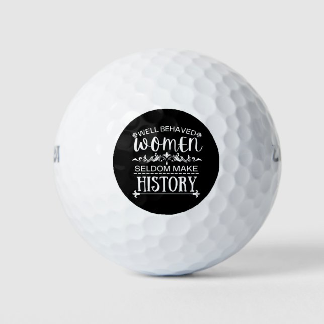 Balles De Golf Histoire des femmes (Devant)