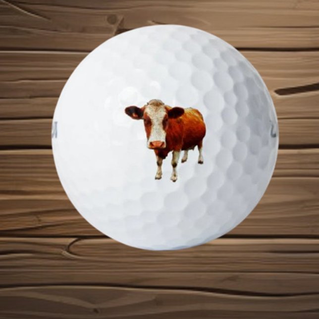 BALLES DE GOLF Holly Cow (Discover hollow cow golf balls designed for gentle practice and improved control)
