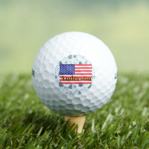 Balles De Golf Hope unie nation forte personnalisée.