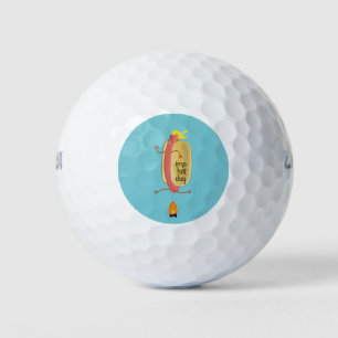 Balles De Golf Hot Dog Oe Devil