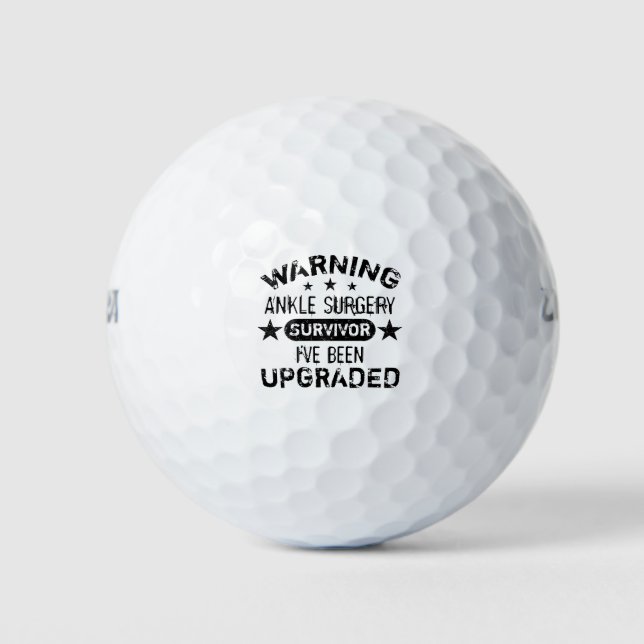 Balles De Golf Humour de chirurgie Ankle amélioré (Devant)
