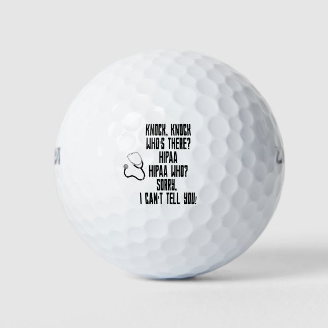 BALLES DE GOLF HUMOUR HIPAA (Devant)