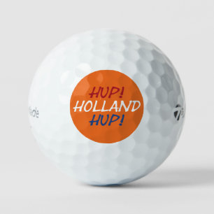Balles De Golf Hup Holland Hup superposition sur NLD Flag ou tmtp