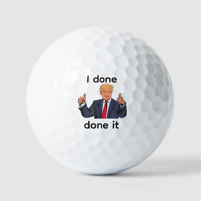 Balles de golf I Done Done It (Recto)