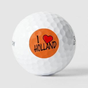 Balles De Golf I Heart Holland retour sur ou ssf gbcnt