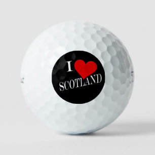 Balles De Golf I Heart Scotland poids tpv1 gbcnt