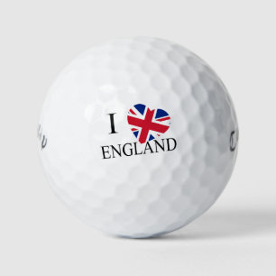 Balles De Golf I Heartflag Angleterre bk cwb gbcnt
