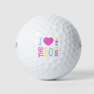 Balles De Golf I Love the 80s Disco Costume