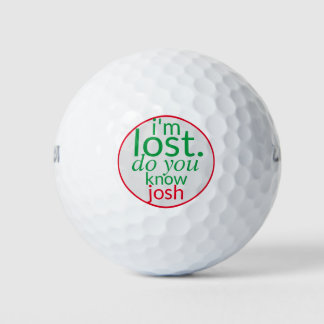 Balles De Golf i.m personnalisé perdu connaissez-vous le nom pers