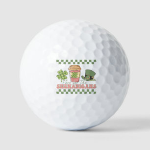 Balles De Golf Ici Pour Les Shenanigans - Café En Clover