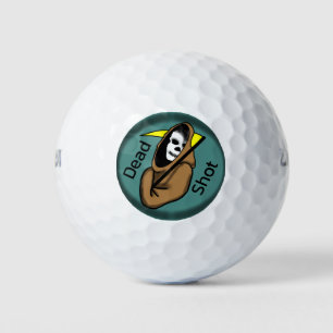 BALLES DE GOLF ICÔNE DE LECTEUR GRIM "DEAD SHOT"