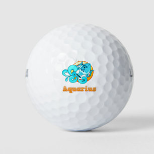 Balles De Golf Illustration Aquarius