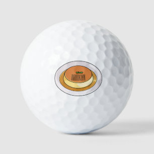 Balles De Golf Illustration de caramel de crème