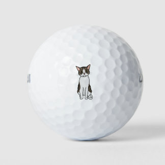 Balles De Golf Illustration de chats mignons