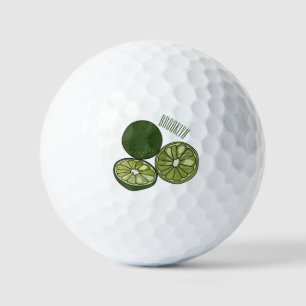 Balles De Golf Illustration de chaux Kaffir