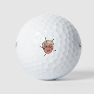 Balles De Golf Illustration de Donald Trump Voodoo Doll Pin