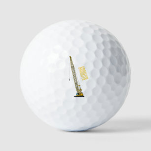 Balles De Golf Illustration de la pelle à dragons