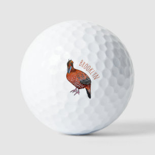 Balles De Golf Illustration de la tragédie de Cabot