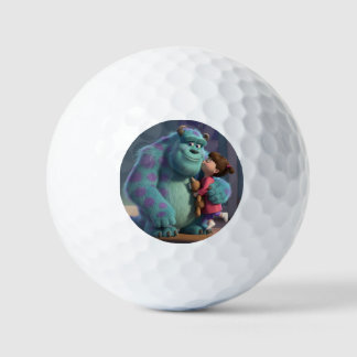 Balles De Golf Illustration de monstre bleu mignon pour enfants T