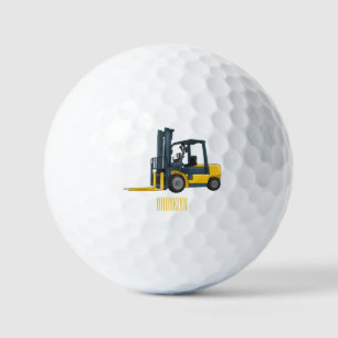 Balles De Golf Illustration du chariot élévateur