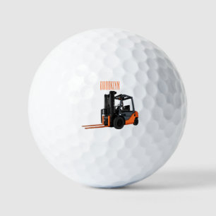 Balles De Golf Illustration du chariot élévateur