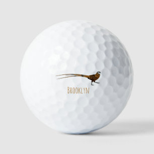 Balles De Golf Illustration du faisan de Reeves
