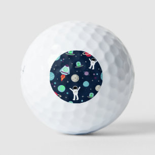Balles De Golf Illustration du Motif spatial