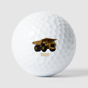 Balles De Golf Illustration d'un camion à grande échelle