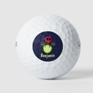 Balles De Golf Illustration d'une luciole à éclair mignon