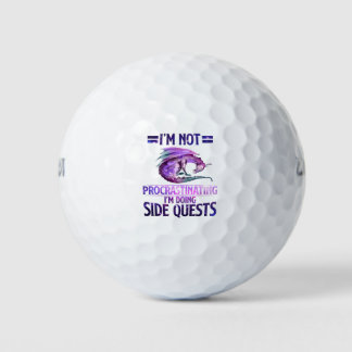 Balles De Golf I'm Not Procrastinating I'm Doing Side Quests