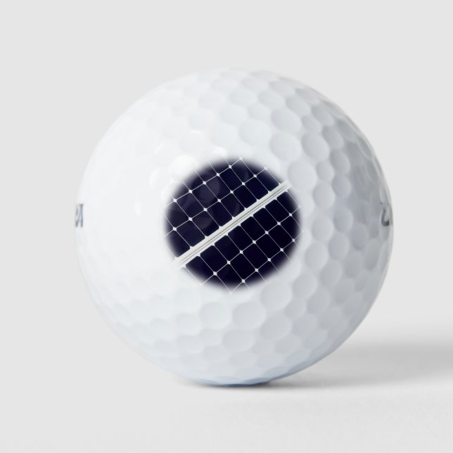 Balles De Golf Image amusante d'un panneau solaire (Devant)