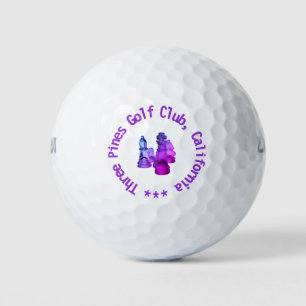 Balles De Golf Image personnalisable du jeu d'échecs de golf