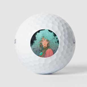 Balles De Golf Imaginaire Bohème esthétique Anime Girl
