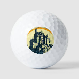 Balles De Golf Imaginaire Château médiéval - Style boisé japonais