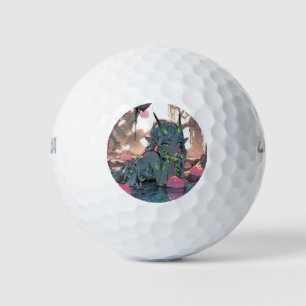 Balles De Golf Imaginaire Forêt Enchantée Aesthétique Anime Girl