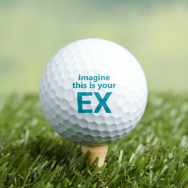 Balles De Golf Imaginez Que C'Est Votre Ex (T-shirt Insitu)