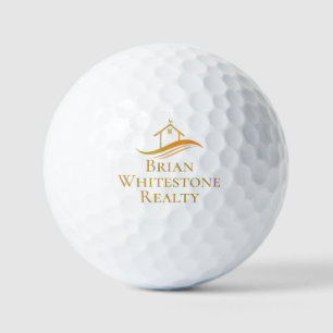 Balles De Golf Immobilier Société Gold House Realtor personnalisé