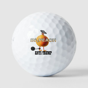 Balles De Golf Impeach / Anti Trump,