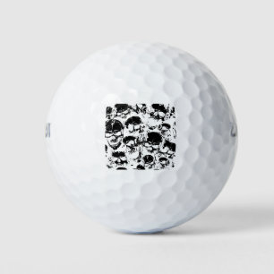 Balles De Golf impression des crânes de grunge
