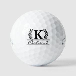 Balles De Golf Impression personnalisée Monogramme   Hip personna