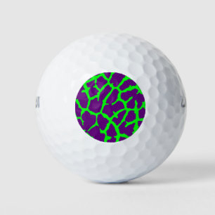Balles De Golf Imprimé Girafe Vin Citron Vert