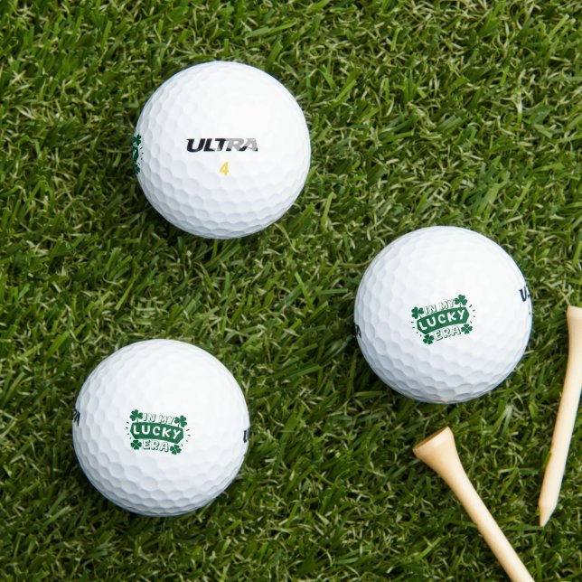Balles De Golf In My Lucky Era Shamrock (Herbe in situ)