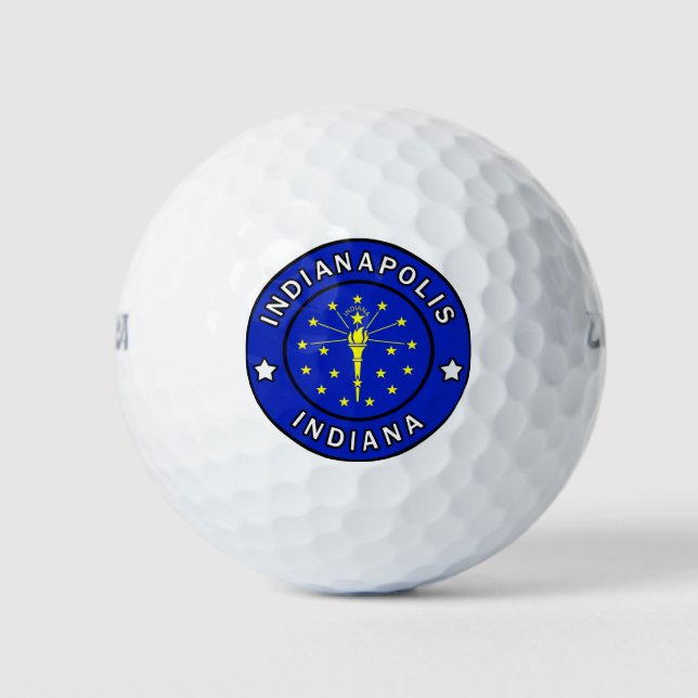 Balles De Golf Indianapolis Indiana (Devant)