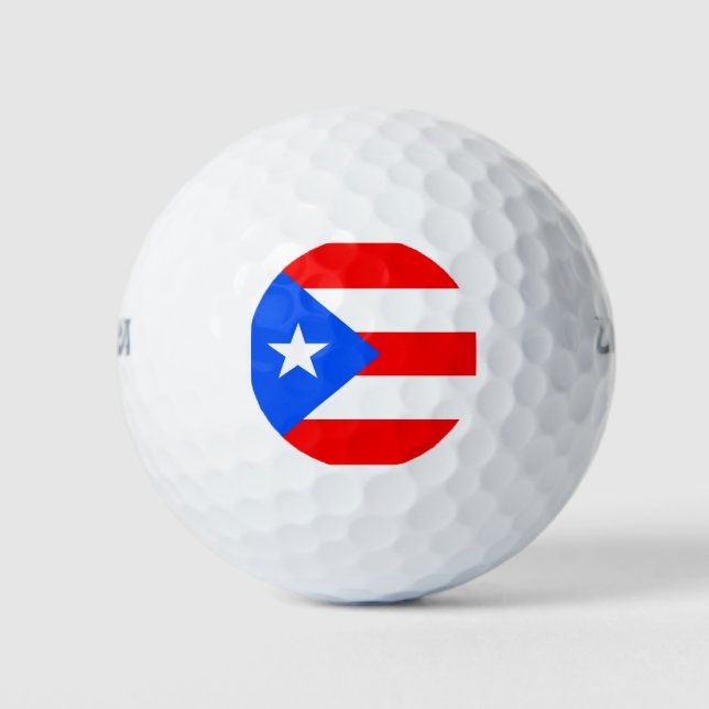 Balles De Golf Indicateur Porto Rico (Devant)