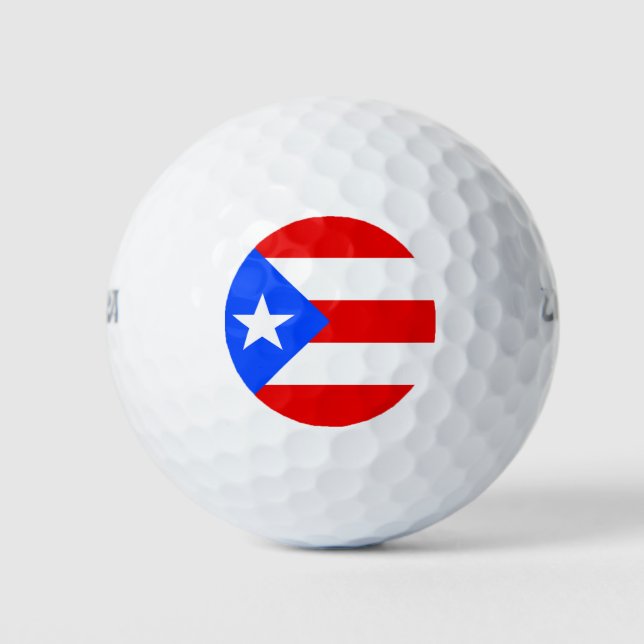 Balles De Golf Indicateur Porto Rico (Devant)