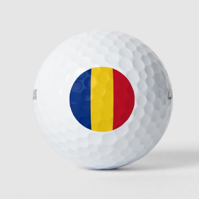 Balles De Golf Indicateur Roumanie (Devant)