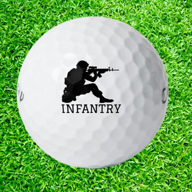Balles De Golf Infantry Military Golf Gifts! ( From army-themed golf balls to unique Father's Day gifts, celebrate active duty and retired soldier)